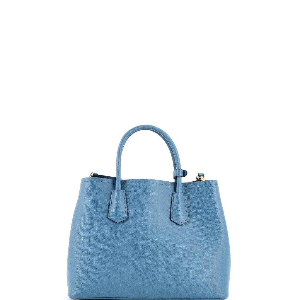 Cuir Double Tote Saffiano Leather Medium
