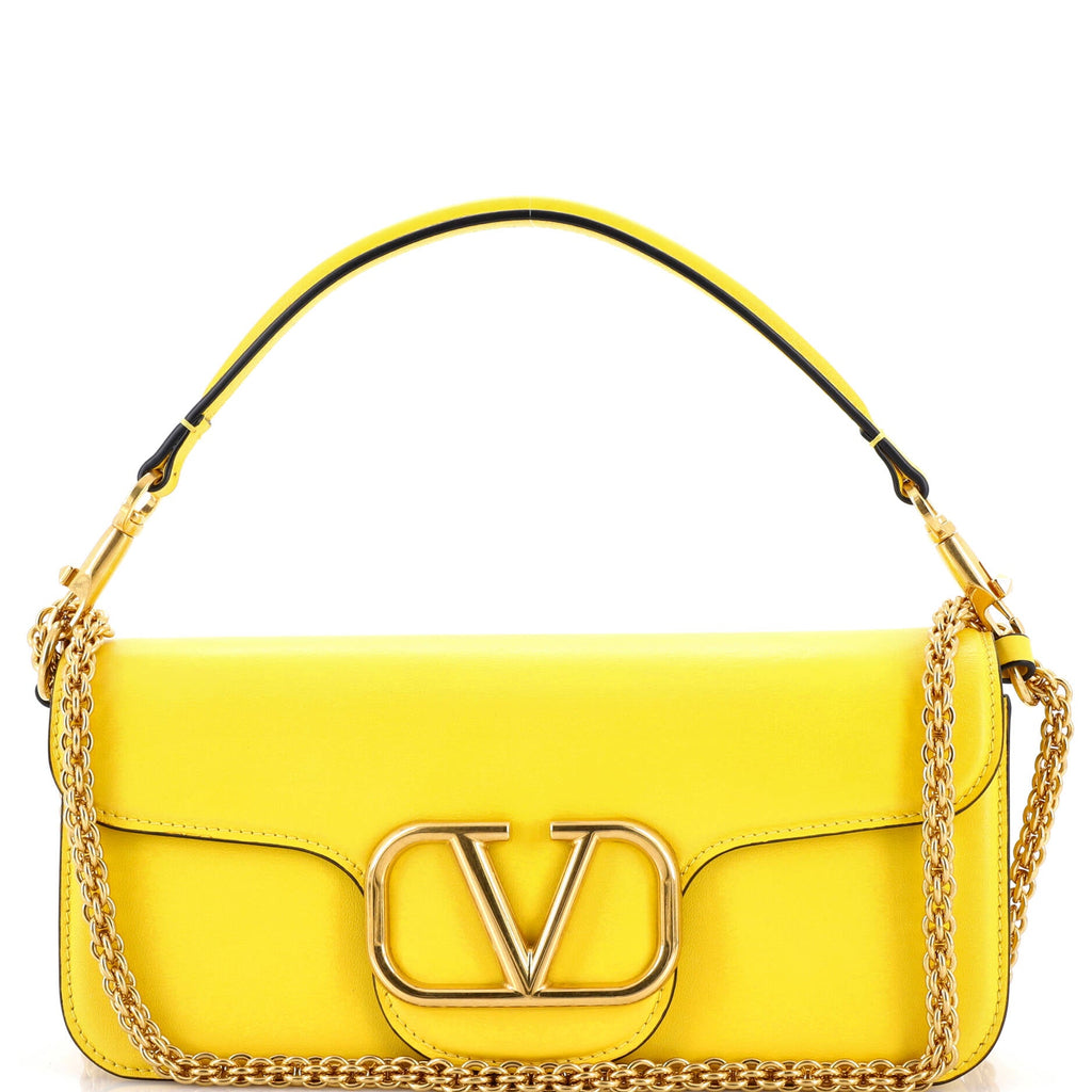 VLogo Loco Flap Shoulder Bag Leather Medium