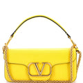 VLogo Loco Flap Shoulder Bag Leather Medium