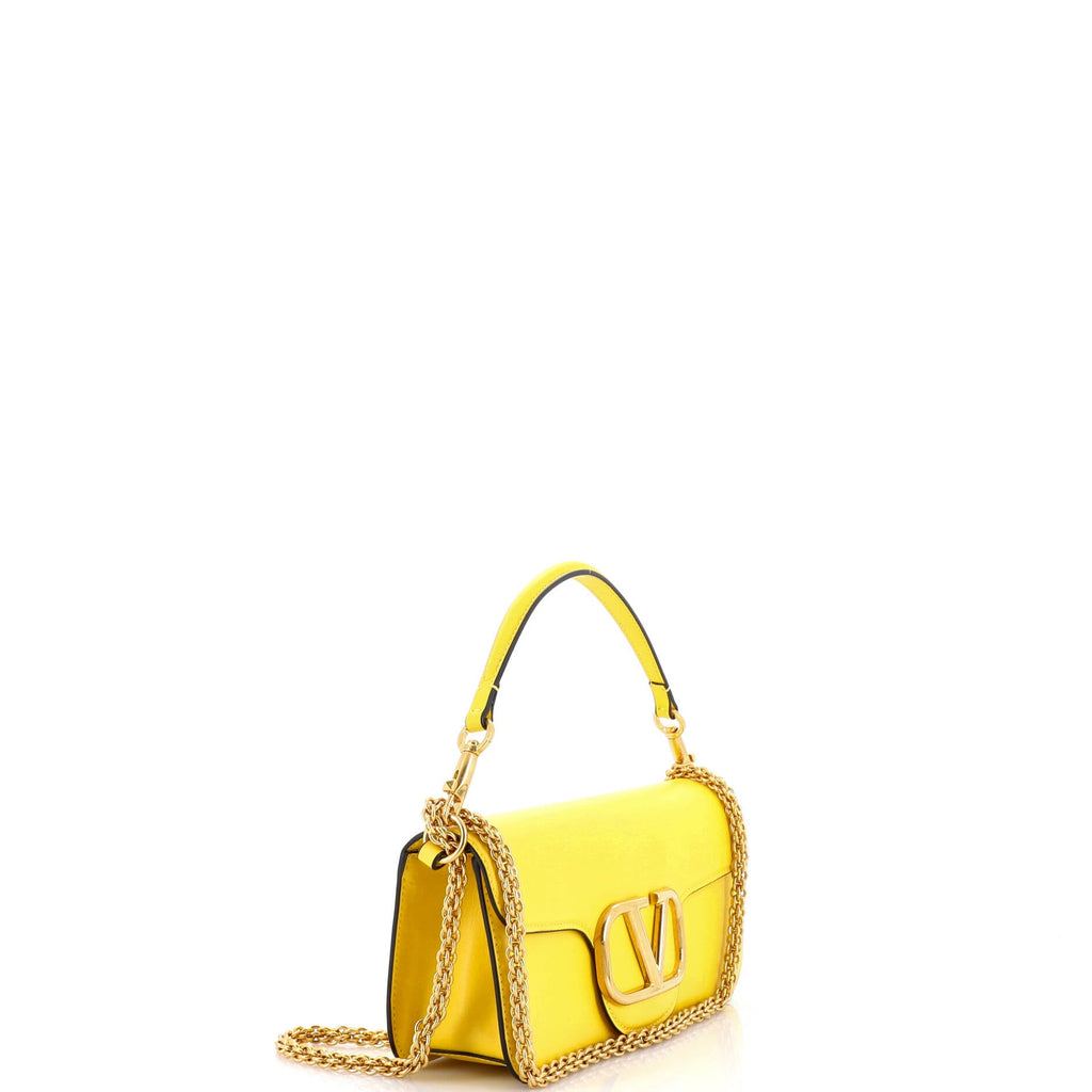 VLogo Loco Flap Shoulder Bag Leather Medium