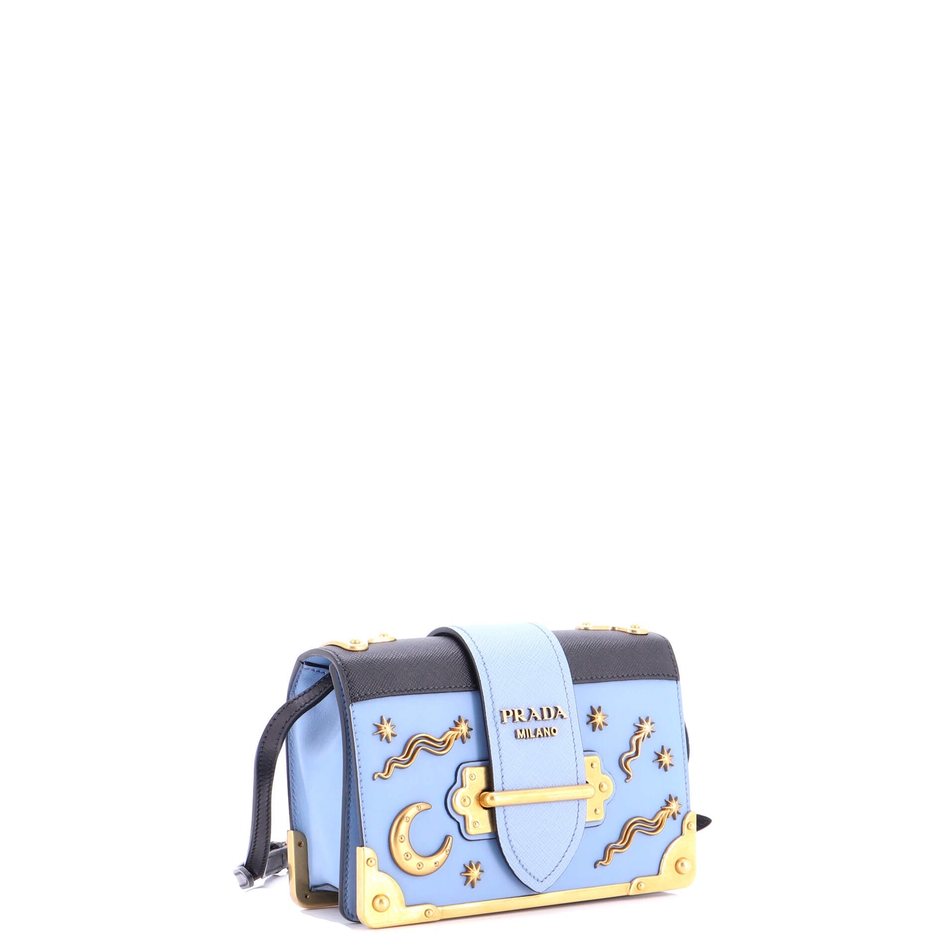 Cahier Crossbody Bag Embellished Leather Small