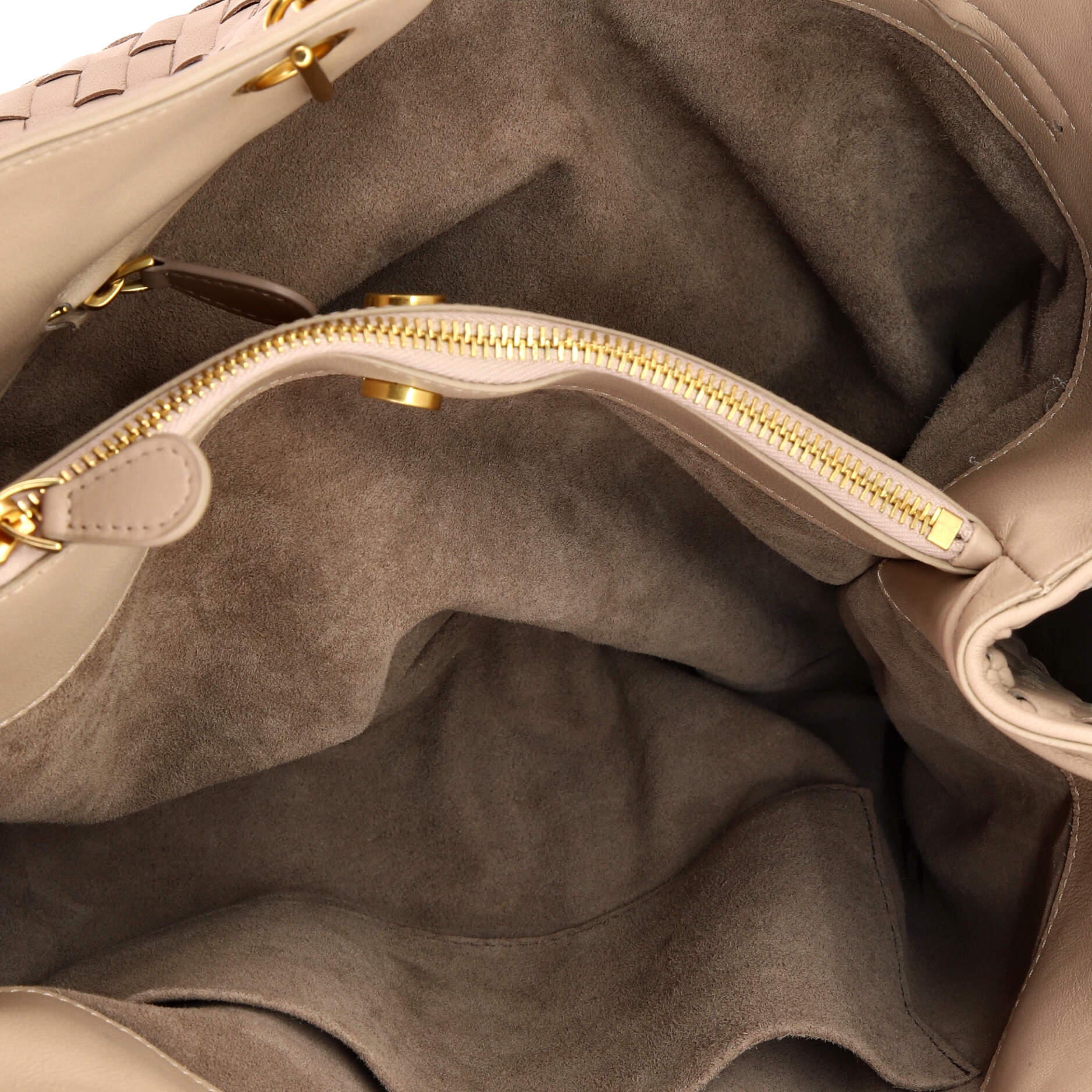 Double Chain Tote Intrecciato Nappa Medium