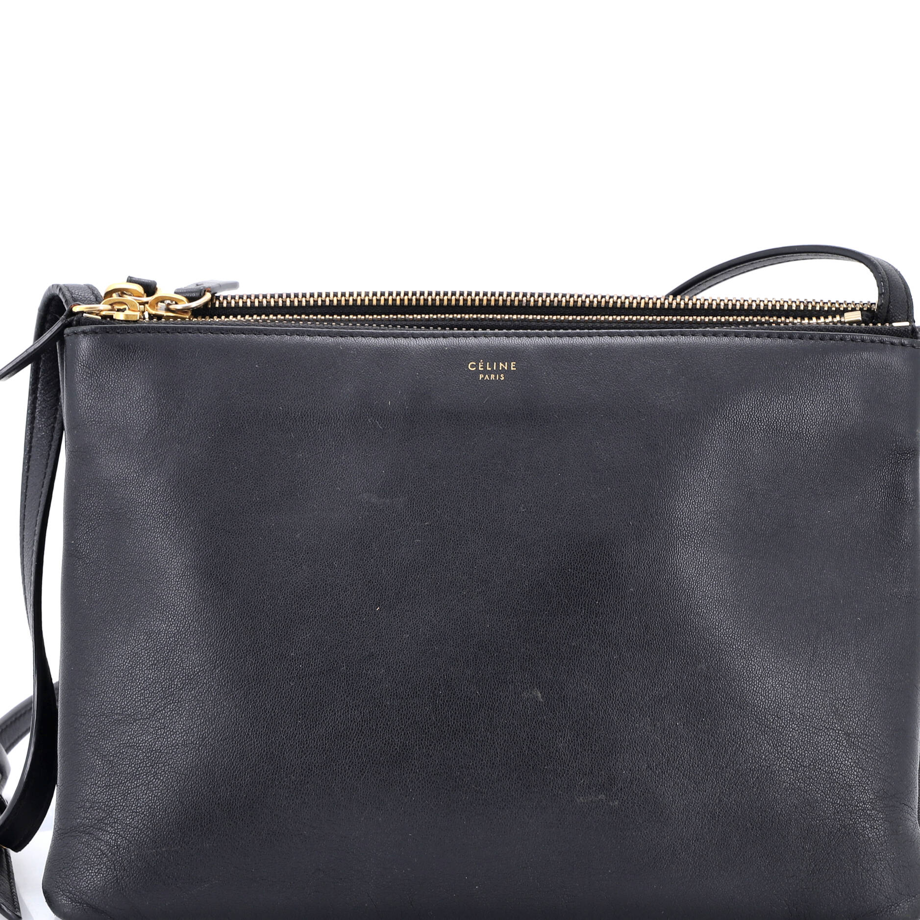 Trio Crossbody Bag Leather Large