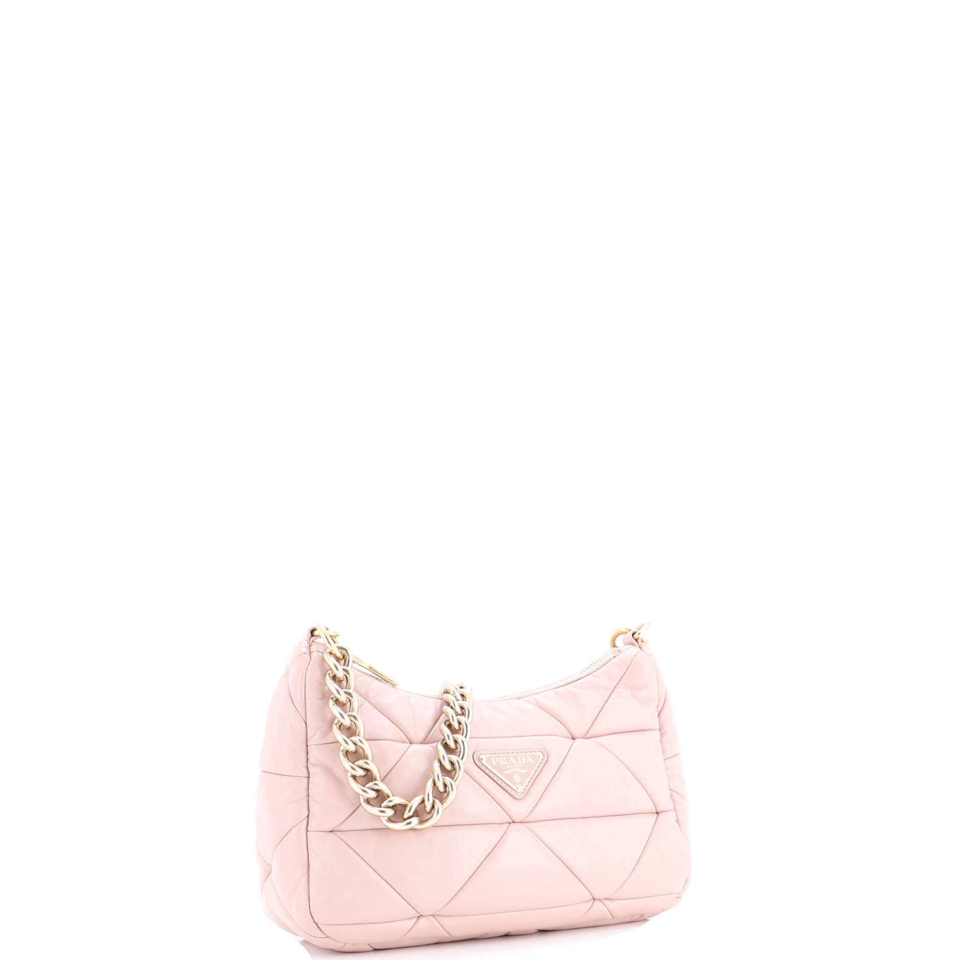 System Re-Edition Shoulder Bag Quilted Nappa Leather Small