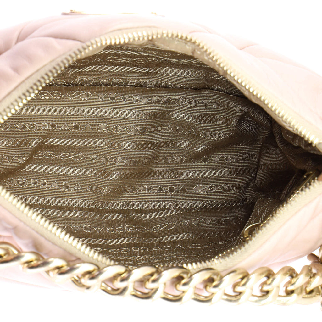 System Re-Edition Shoulder Bag Quilted Nappa Leather Small