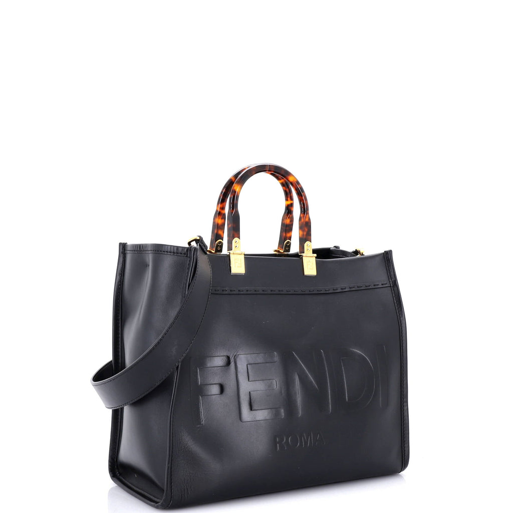 Sunshine Shopper Tote Leather Medium