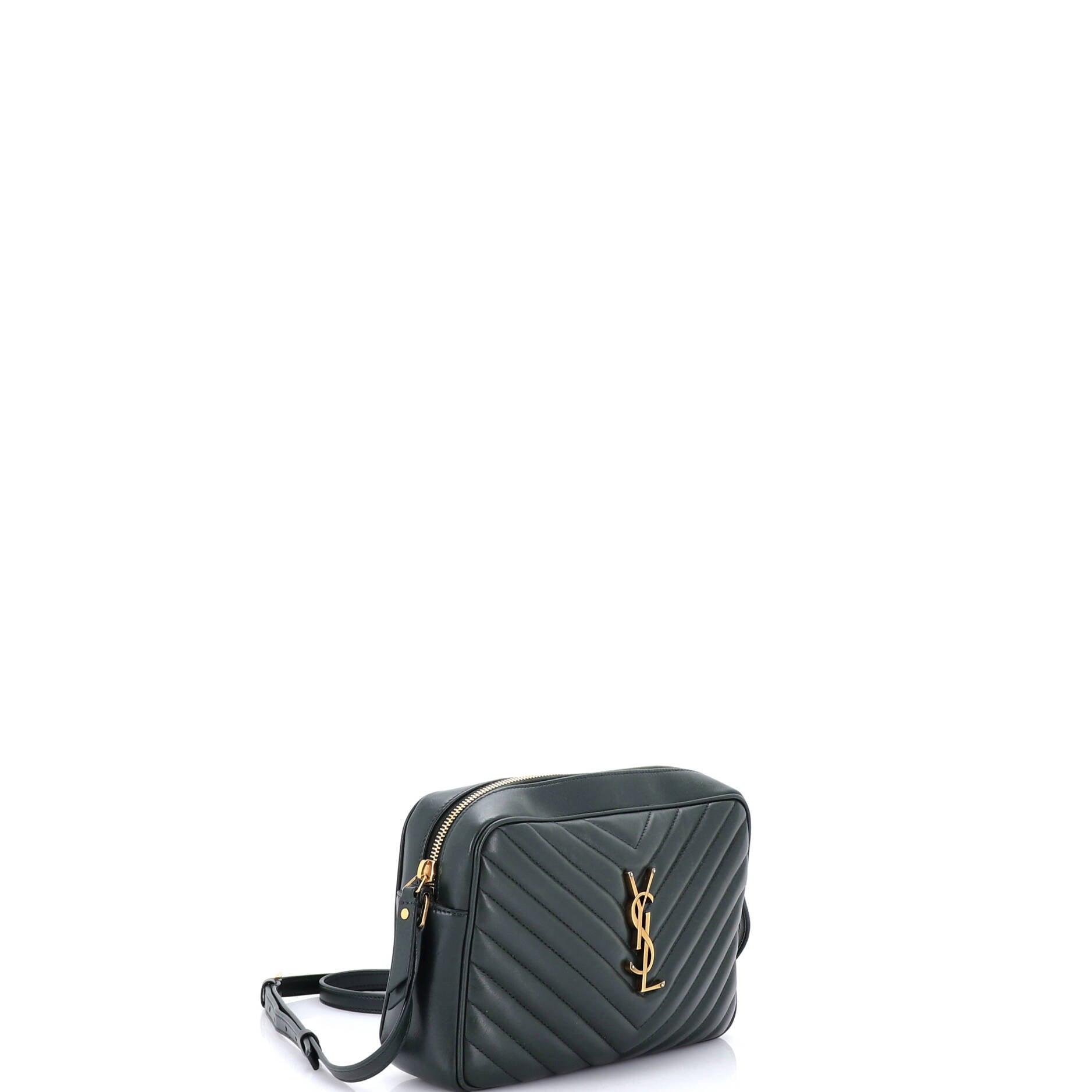 Lou Camera Bag Matelasse Chevron Leather Small