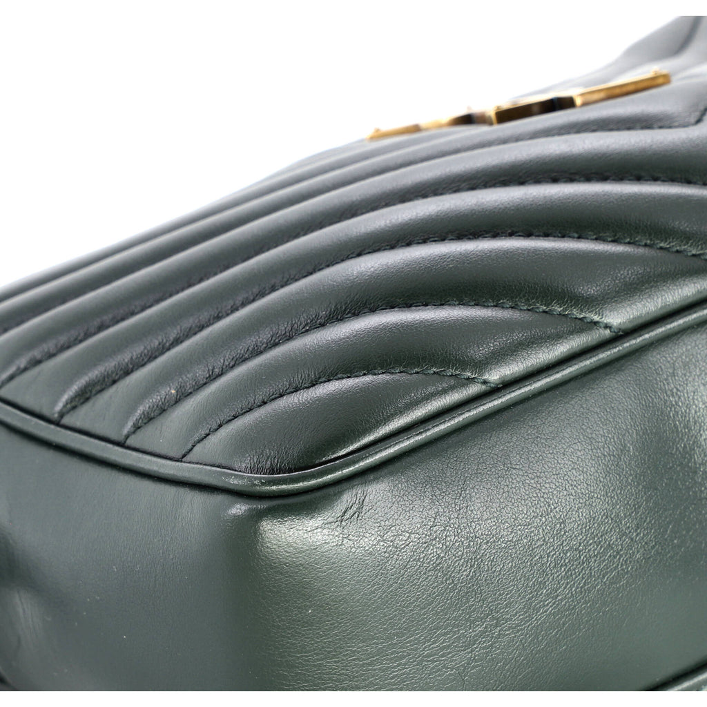 Lou Camera Bag Matelasse Chevron Leather Small