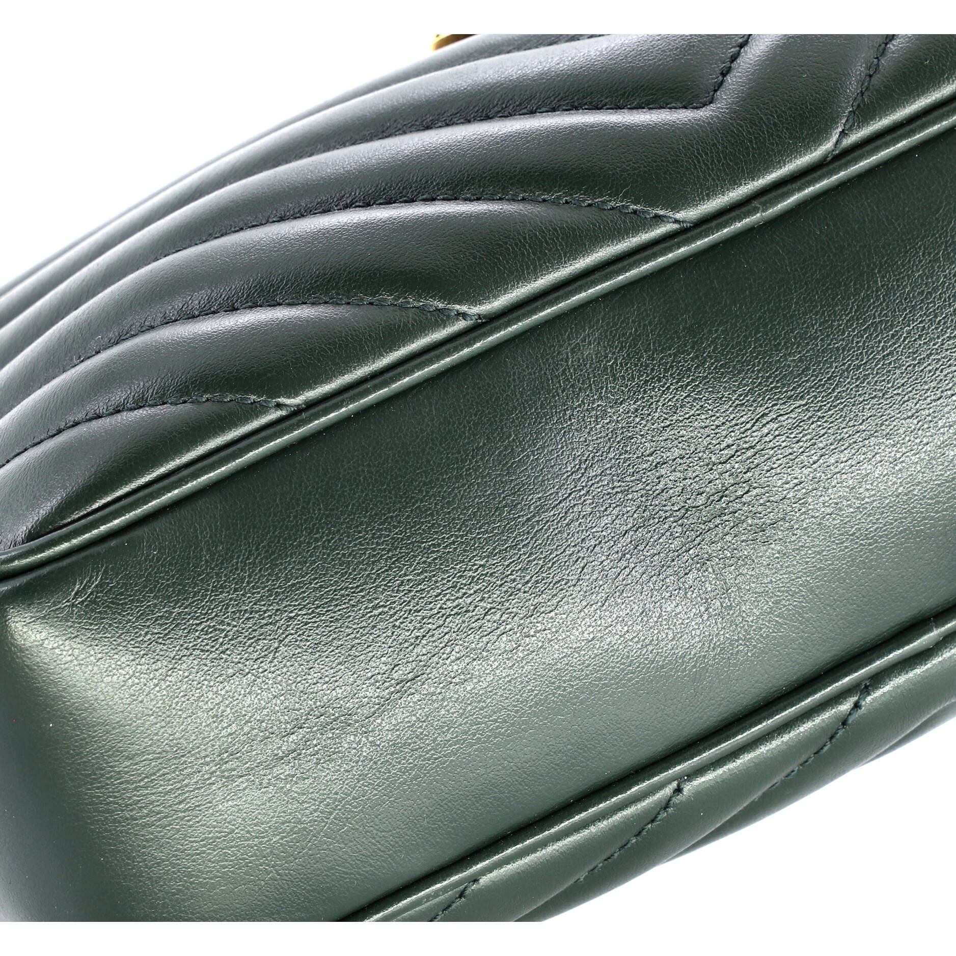 Lou Camera Bag Matelasse Chevron Leather Small