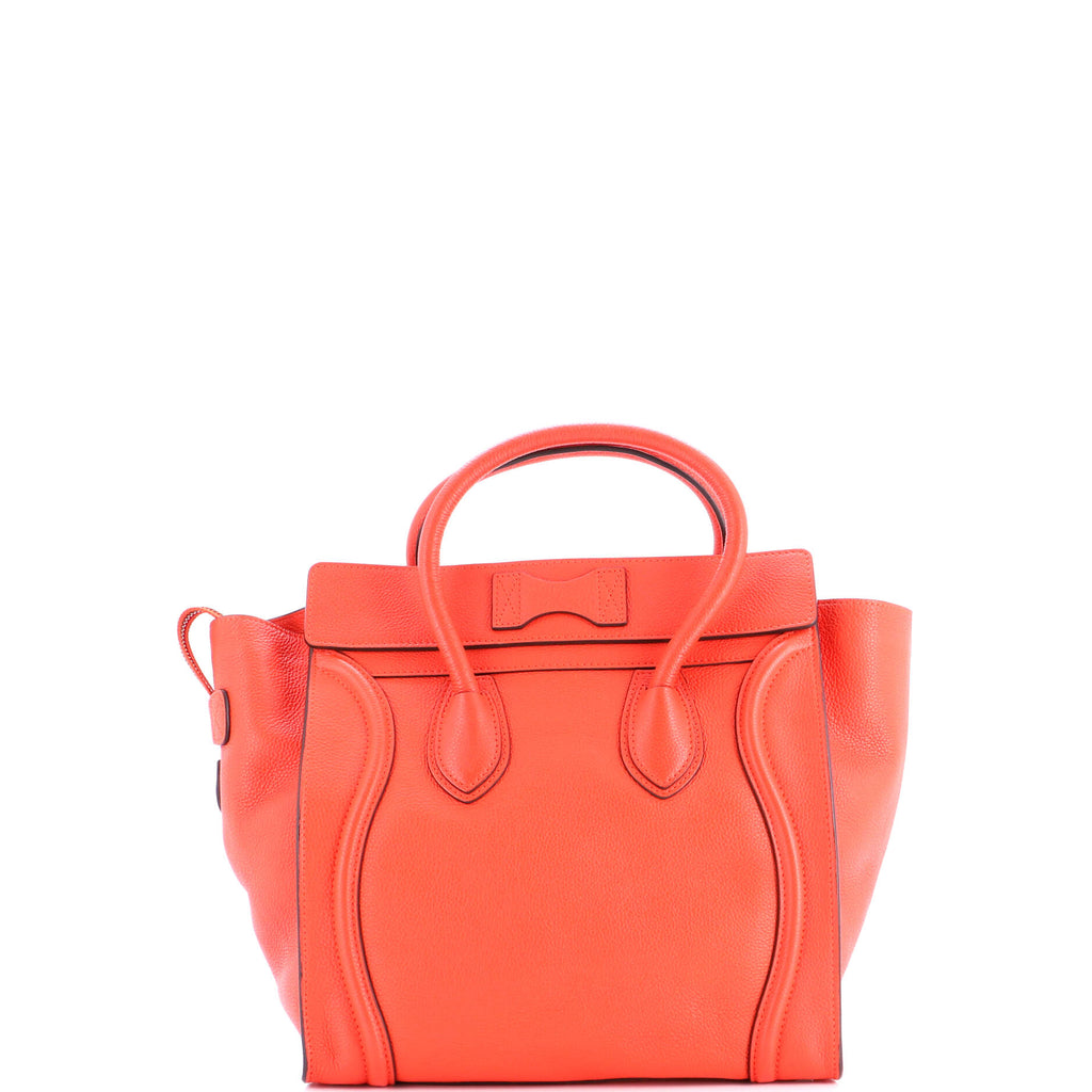 Luggage Bag Grainy Leather Mini
