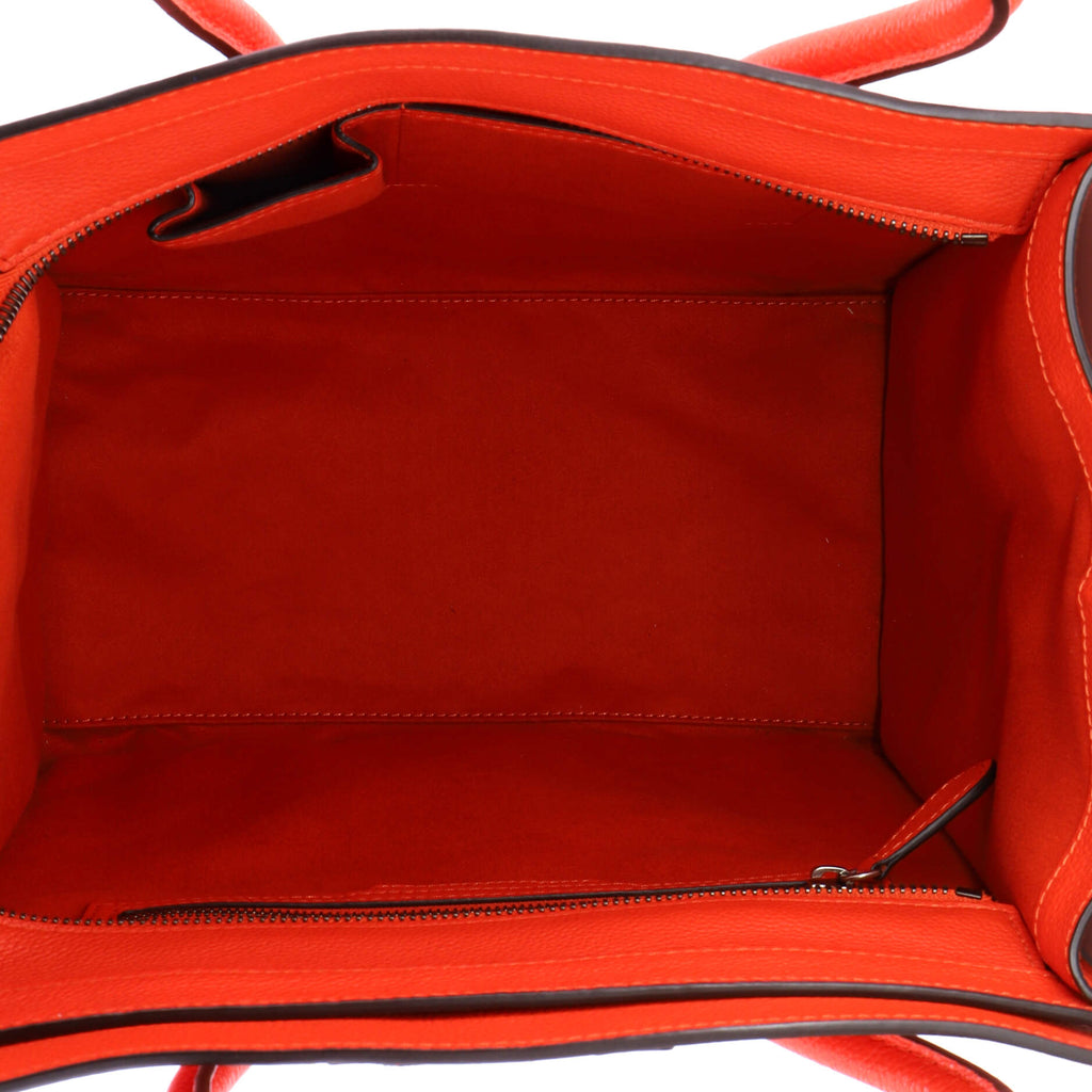 Luggage Bag Grainy Leather Mini
