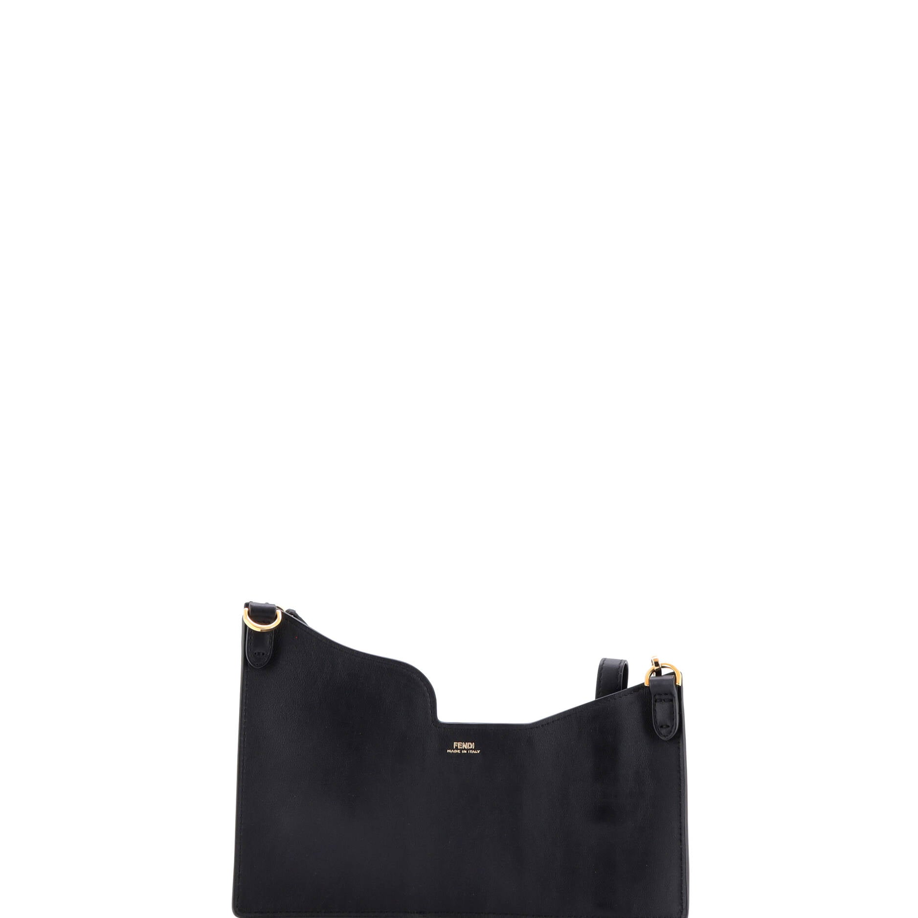 Bustine 3 Pockets Crossbody Bag Leather and Zucca Coated Canvas Mini