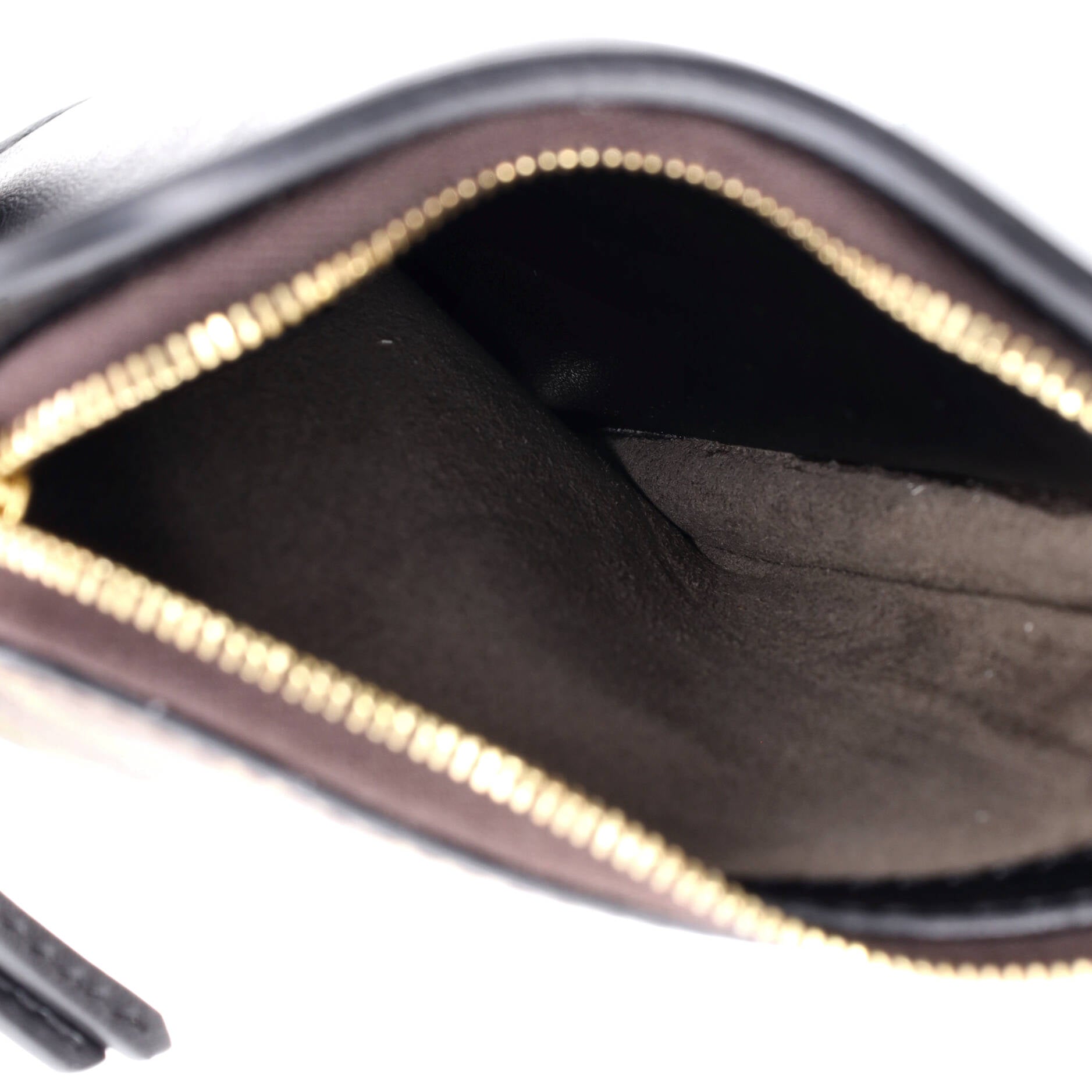 Bustine 3 Pockets Crossbody Bag Leather and Zucca Coated Canvas Mini
