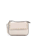 Rockstud Top Handle Crossbody Pouch Leather Mini