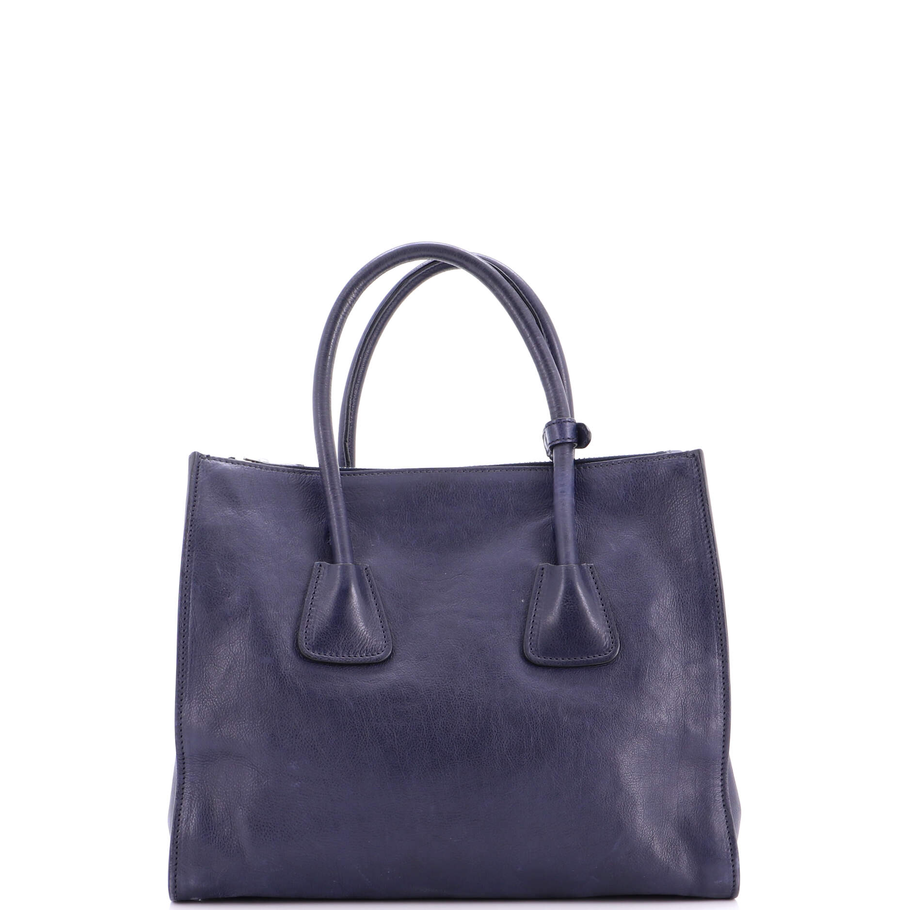 Twin Pocket Convertible Tote Leather Medium