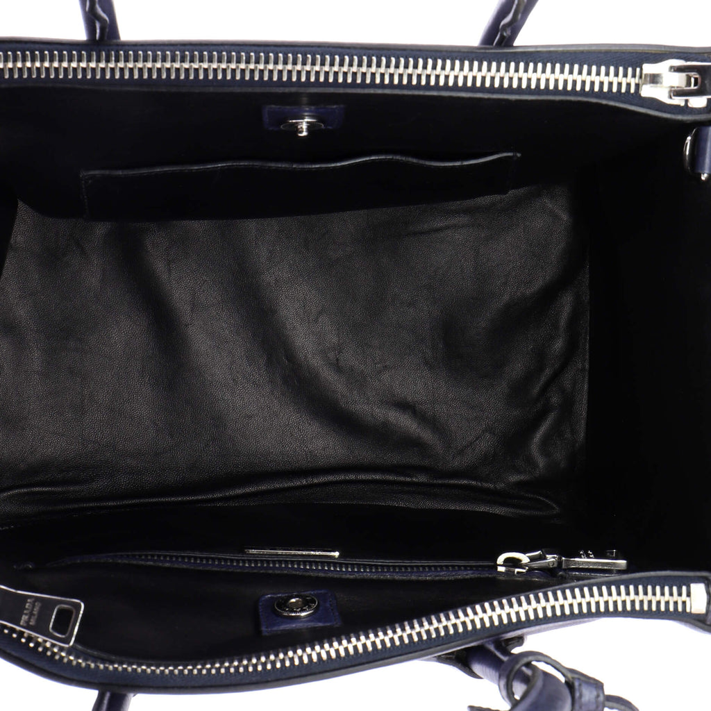 Twin Pocket Convertible Tote Leather Medium
