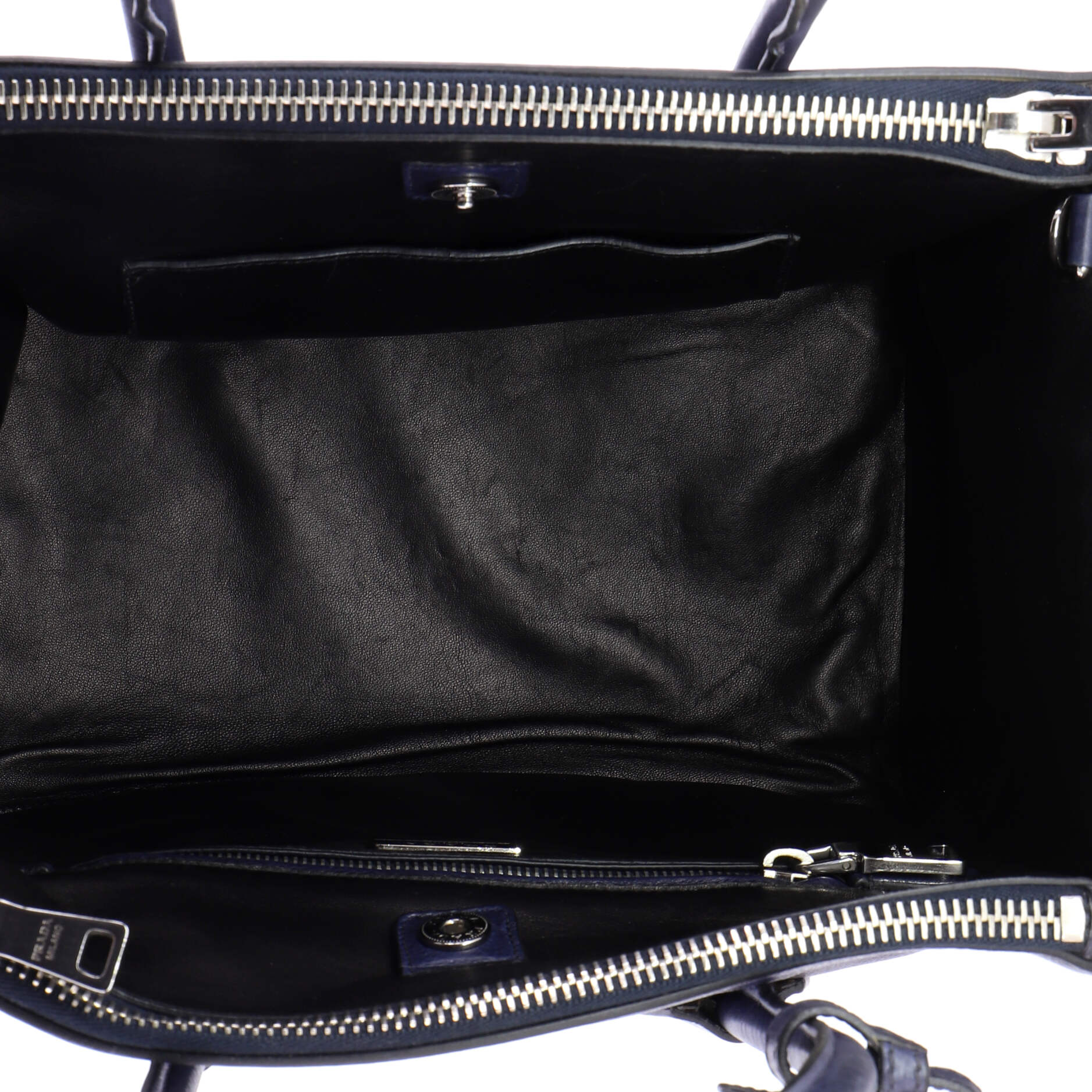 Twin Pocket Convertible Tote Leather Medium