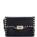 Rockstud Flip Lock Flap Bag Leather Medium