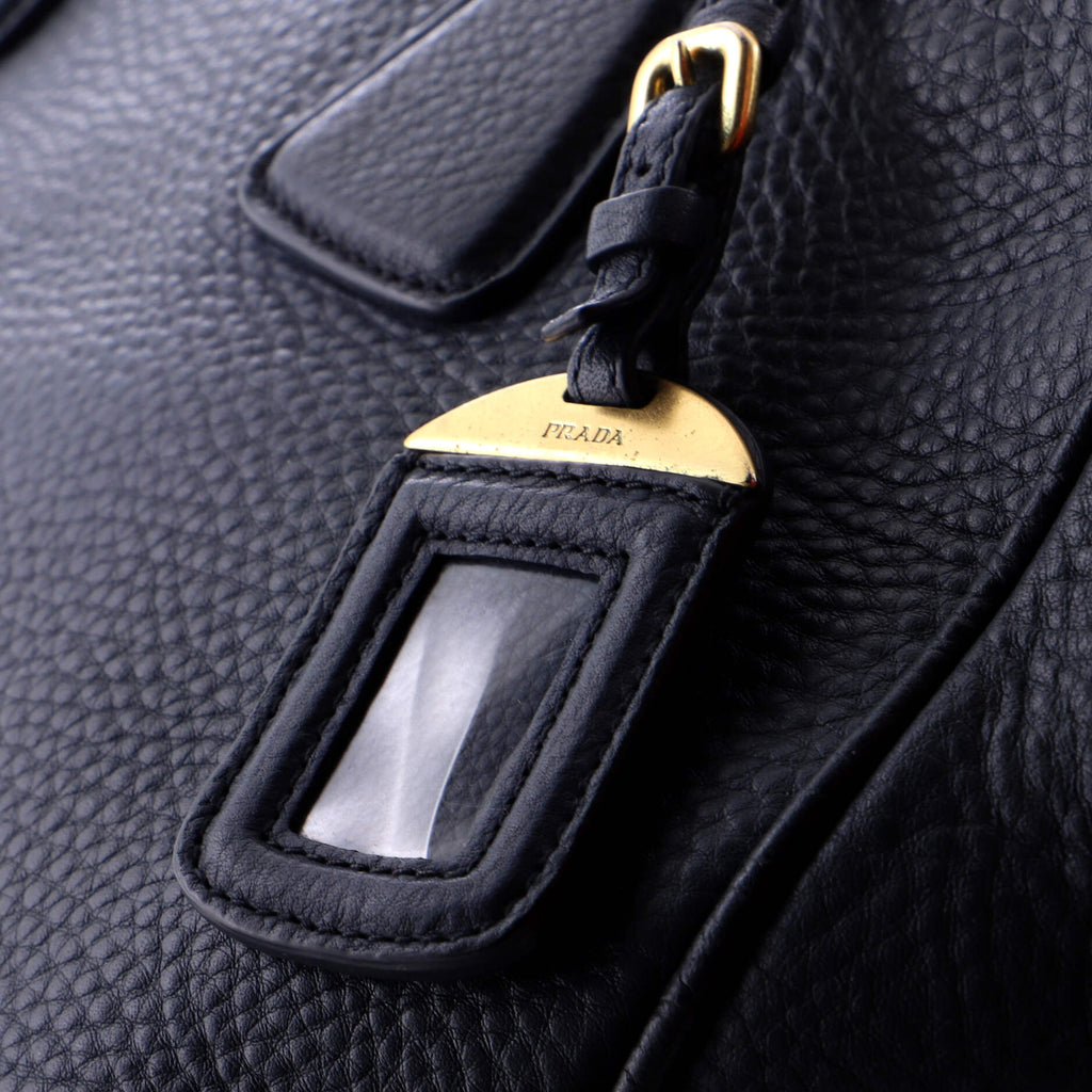 Double Zip Convertible Tote Vitello Daino Large