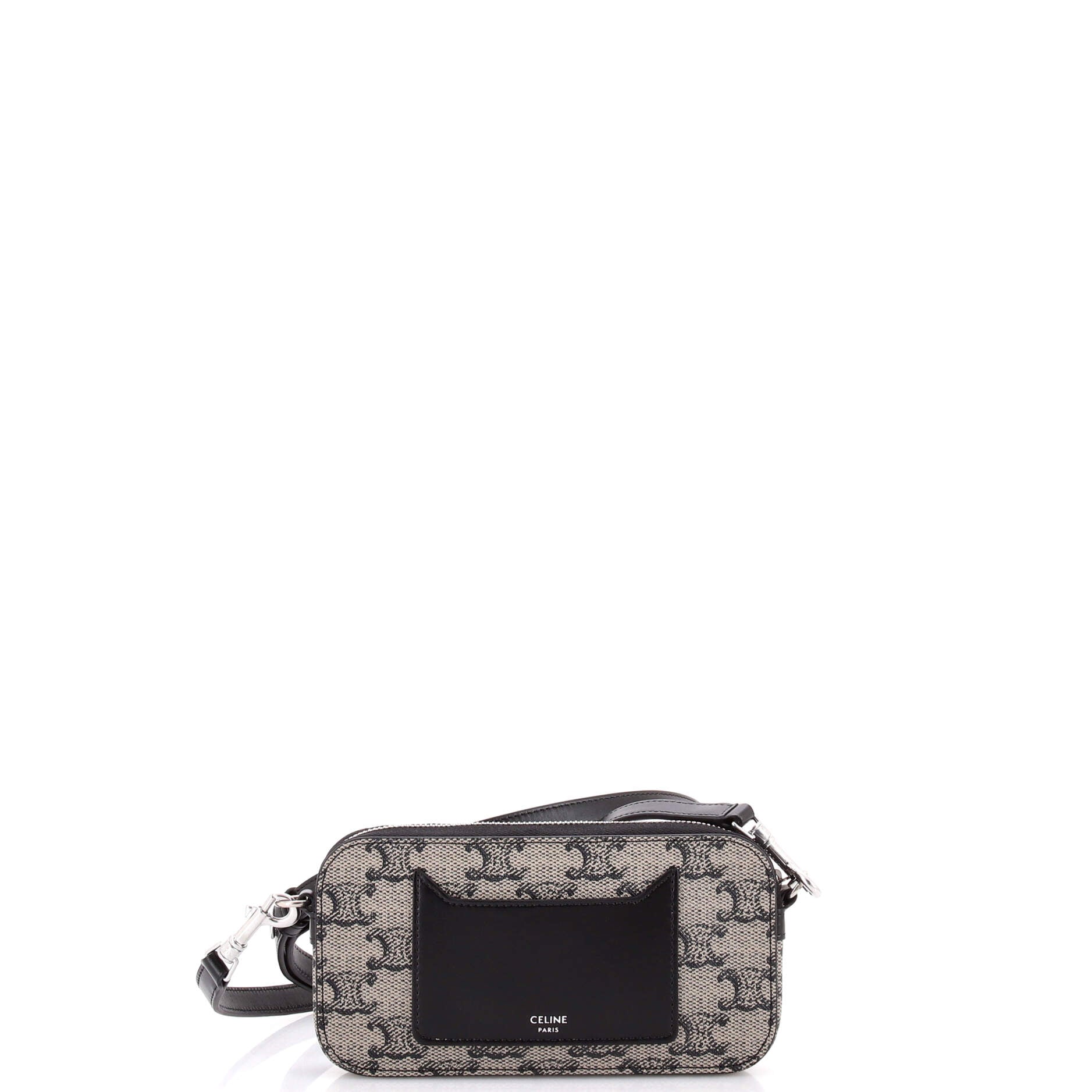 Horizontal Pouch Crossbody Bag Logo Triomphe Coated Canvas