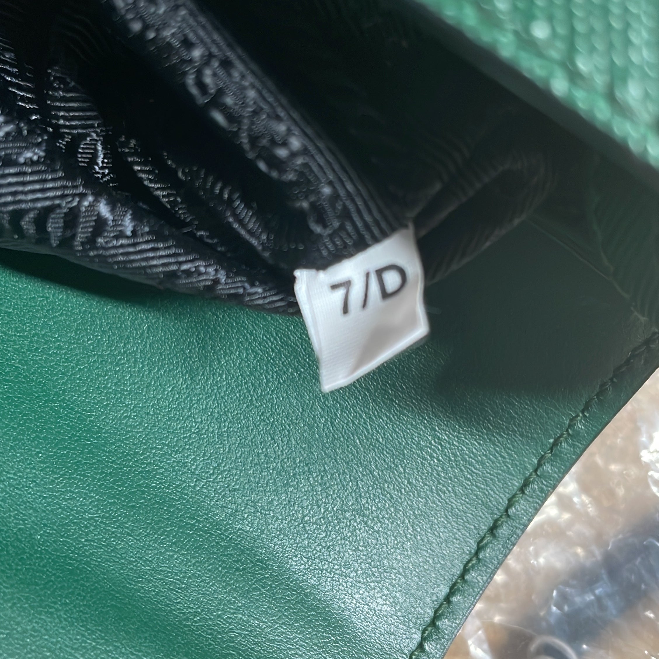 Embleme Flap Bag Saffiano Leather Small