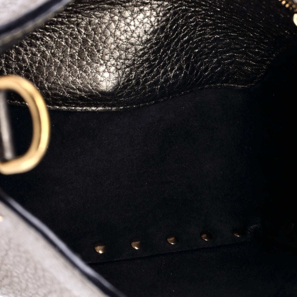 Rockstud Flip Lock Messenger Bag Leather Mini