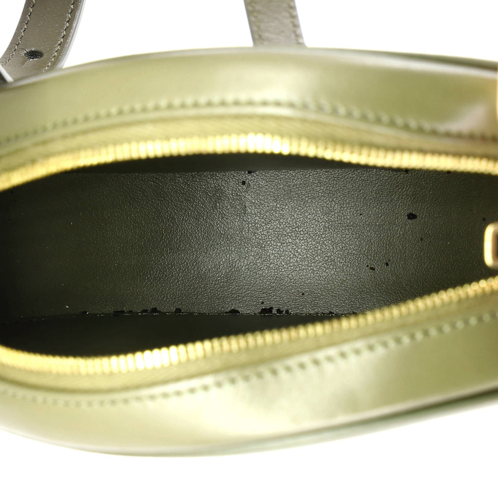 Triomphe Oval Crossbody Bag Leather Mini