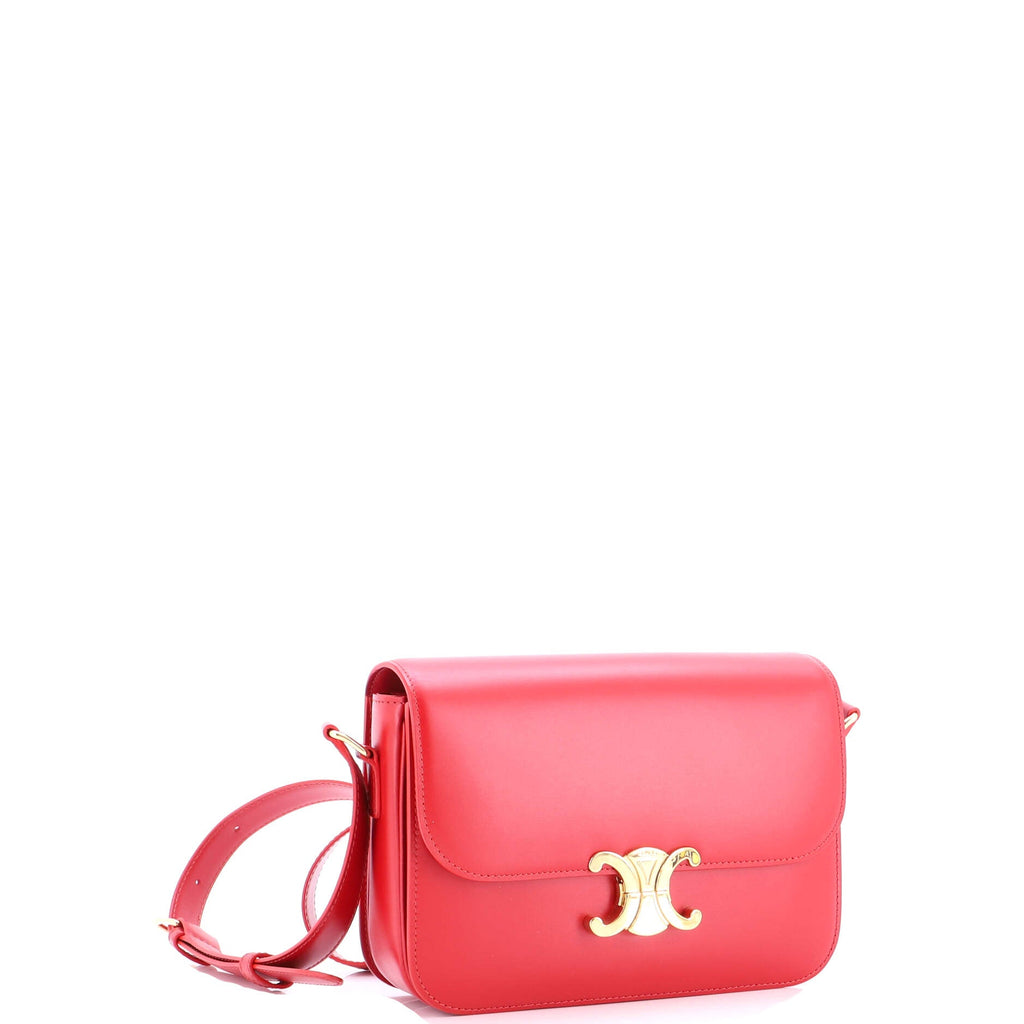 Triomphe Shoulder Bag Smooth Calfskin Medium