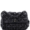 SpikeMe Flap Bag Quilted Leather Medium