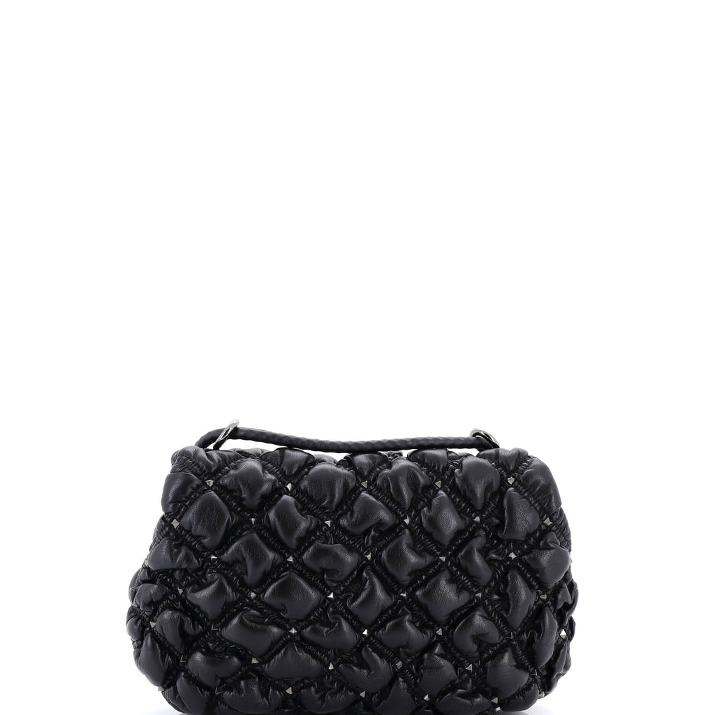 SpikeMe Flap Bag Quilted Leather Medium