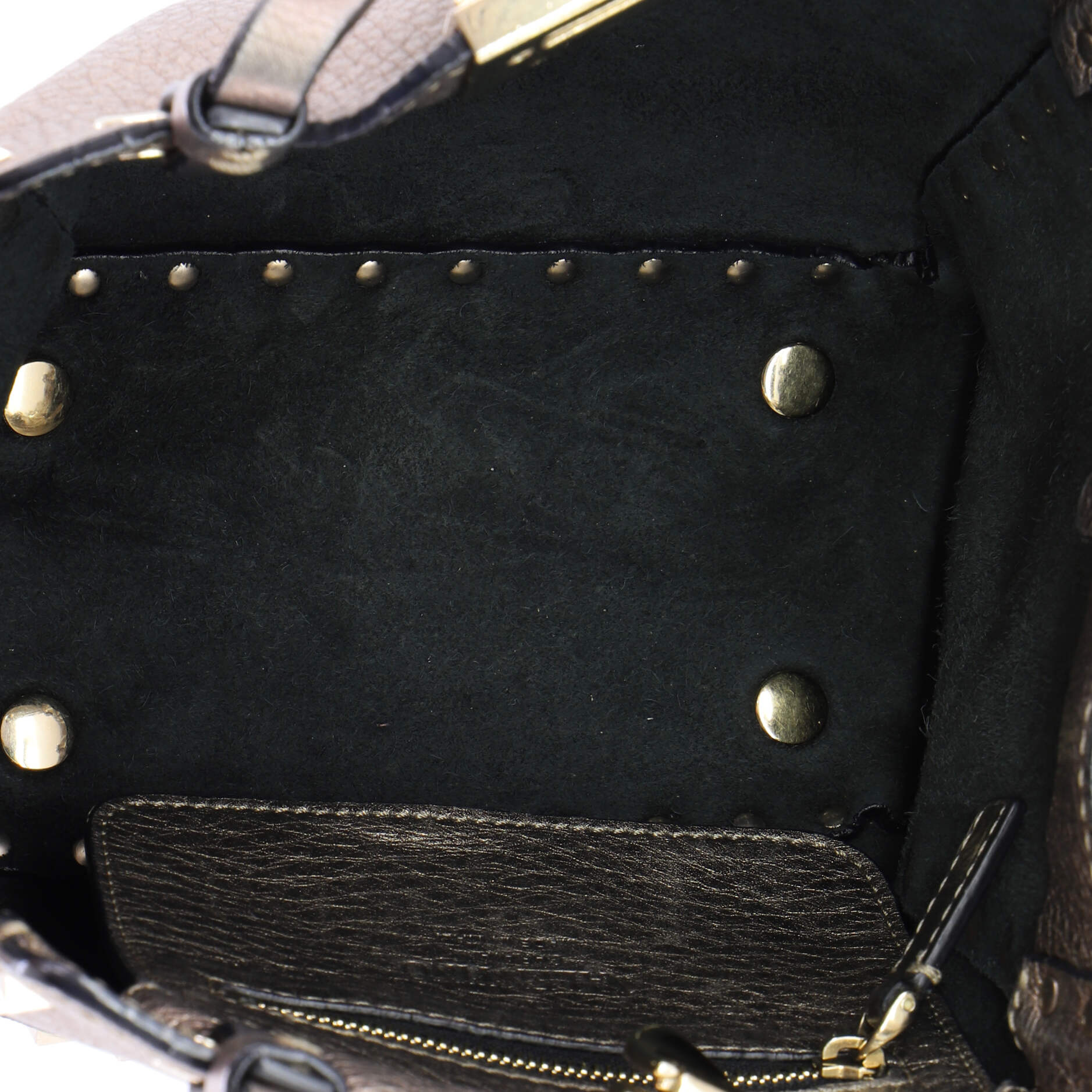 Rockstud Tote Pebbled Leather Medium
