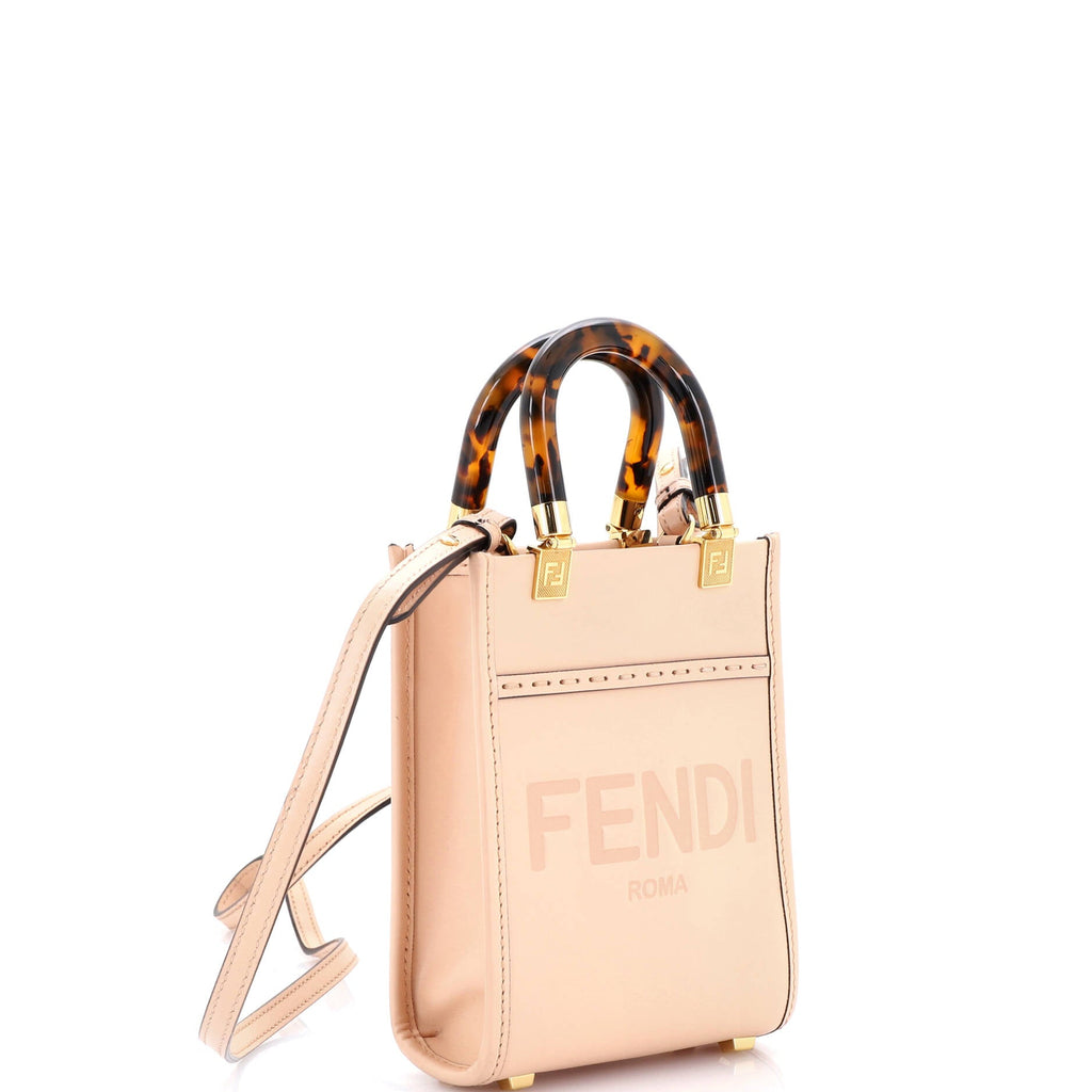 Sunshine Shopper Tote Leather Mini