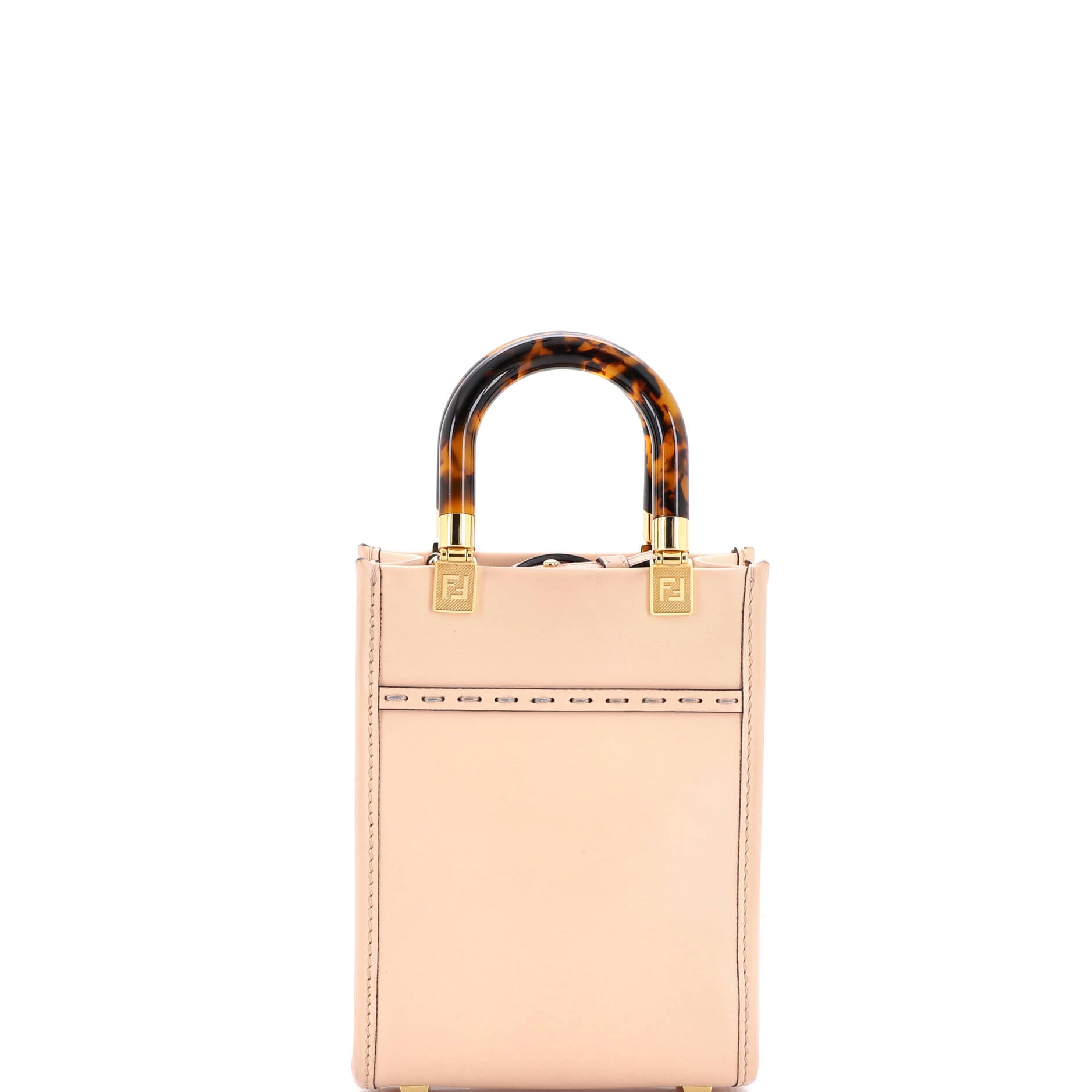 Sunshine Shopper Tote Leather Mini