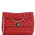 Rockstud Spike Flap Bag Quilted Leather Medium
