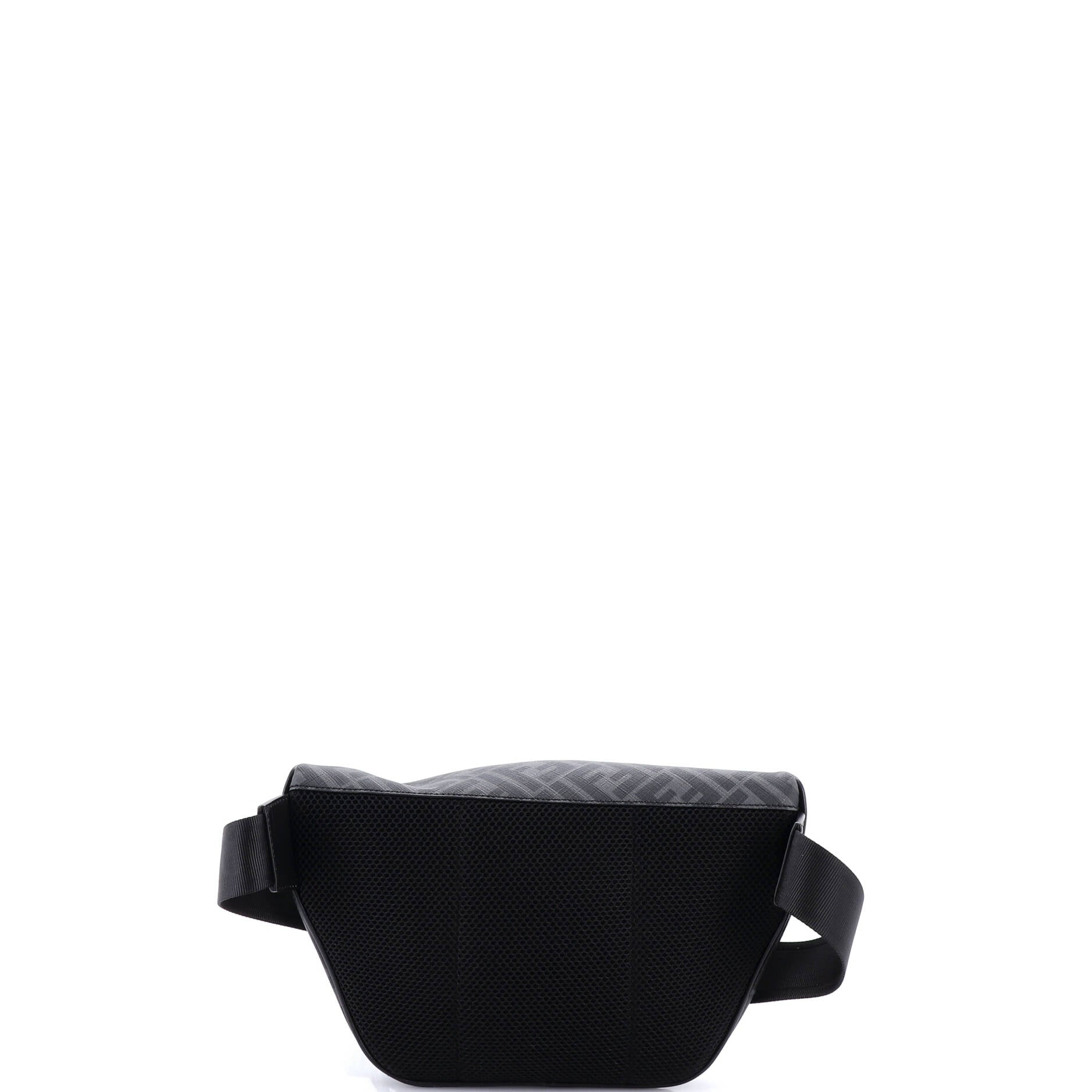 FF 1974 Logo Waist Bag Zucca Coated Canvas Medium