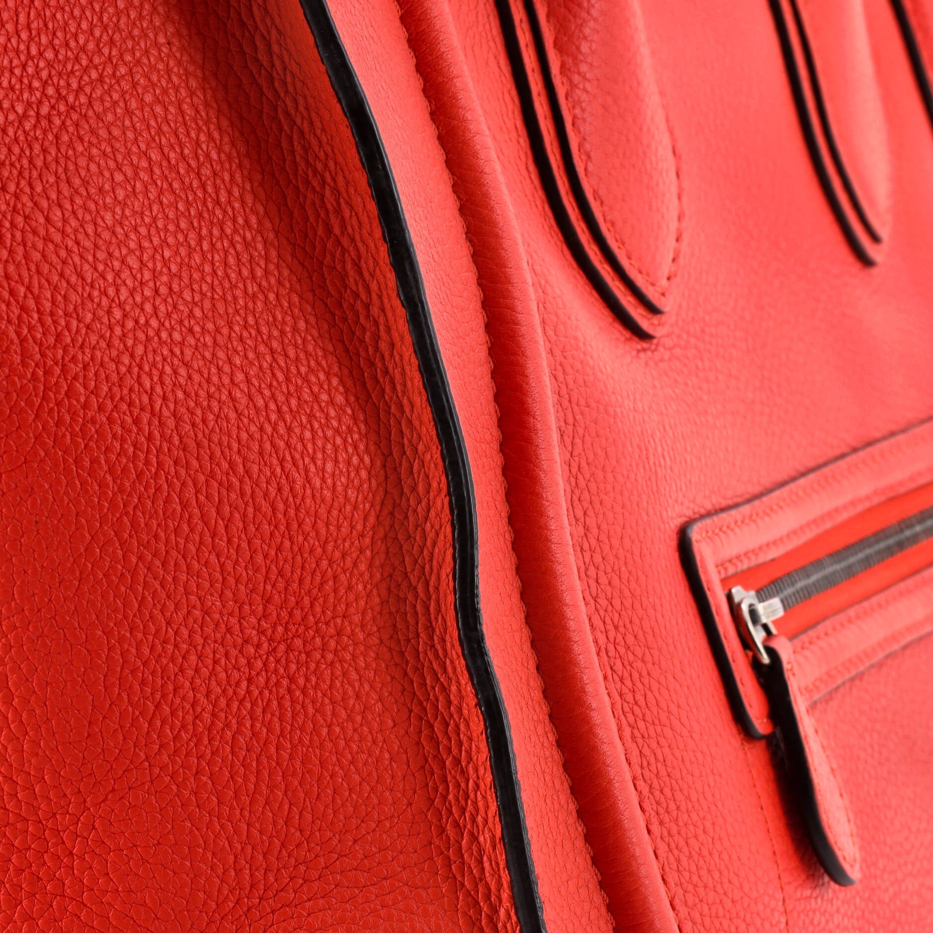 Luggage Bag Grainy Leather Mini