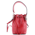 Mon Tresor Bucket Bag Zucca Embossed Leather Mini