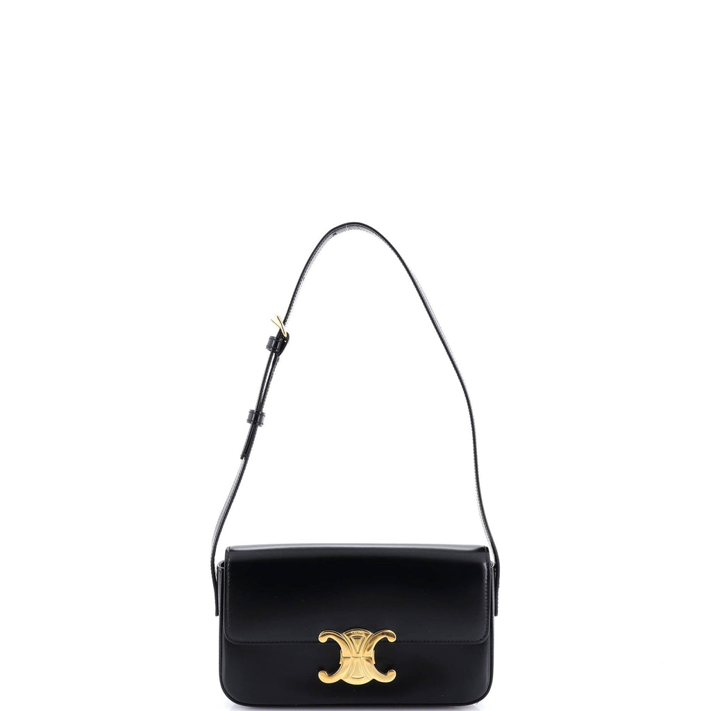 Triomphe East-West Shoulder Bag Smooth Calfskin