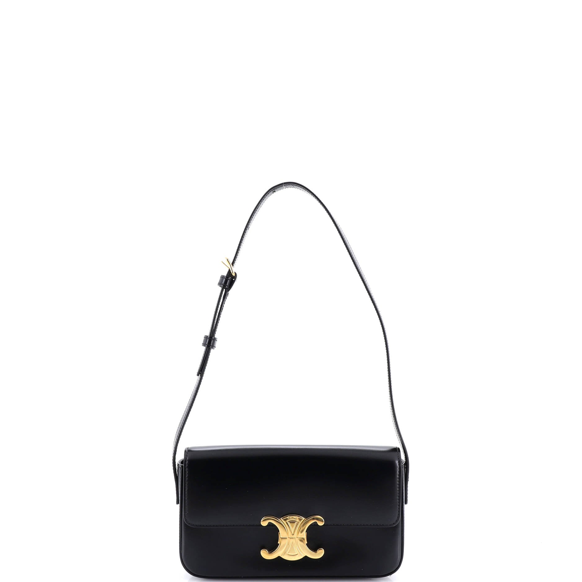 Triomphe East-West Shoulder Bag Smooth Calfskin