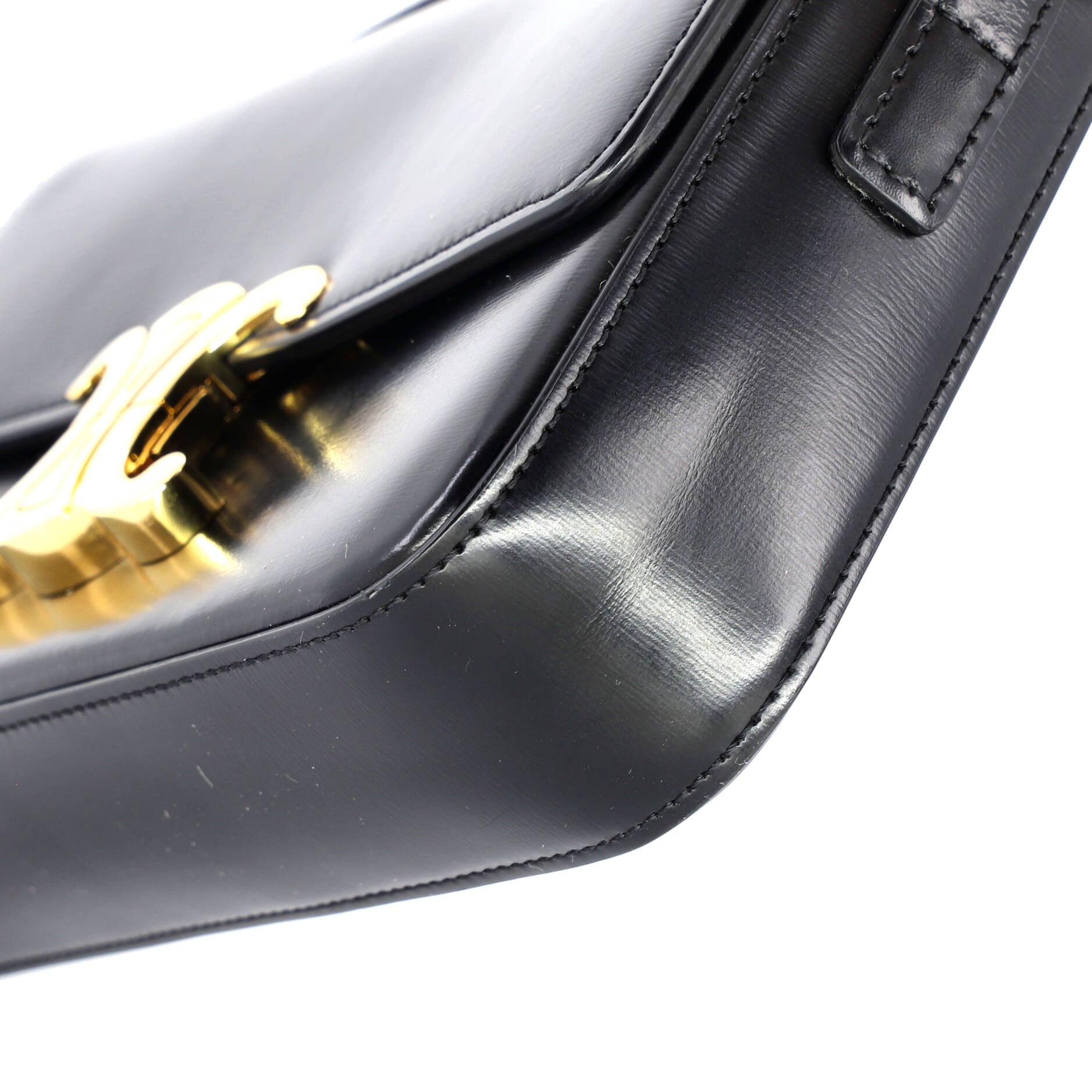 Triomphe East-West Shoulder Bag Smooth Calfskin