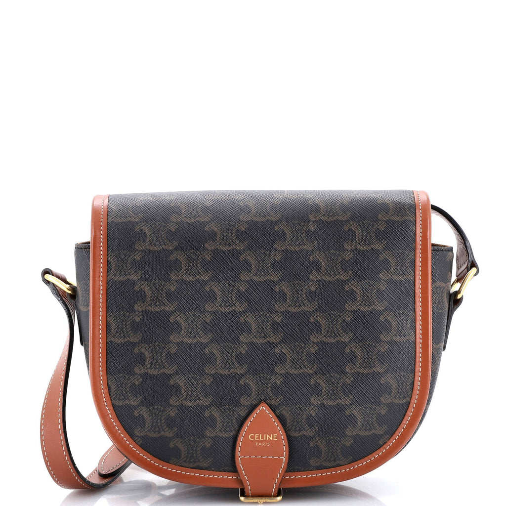Folco Bag Triomphe Coated Canvas Medium