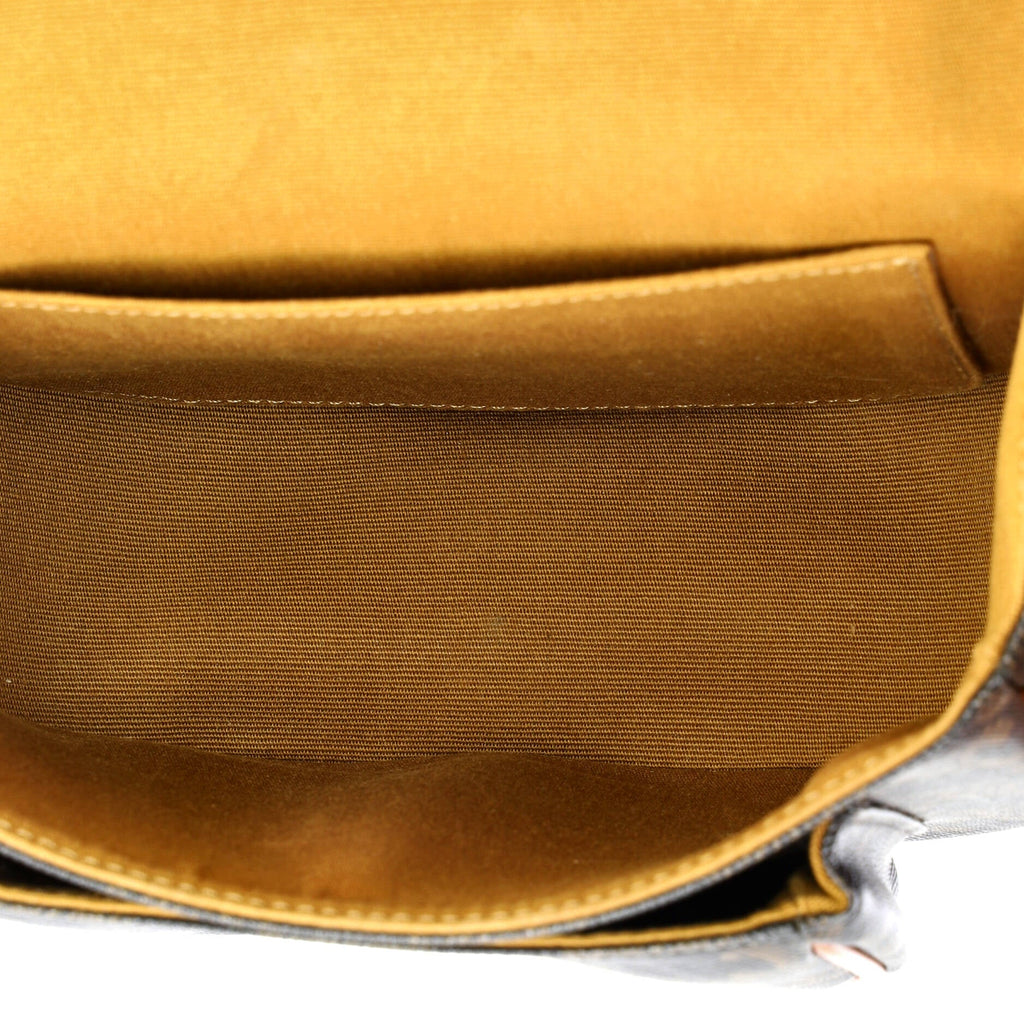 Folco Bag Triomphe Coated Canvas Medium