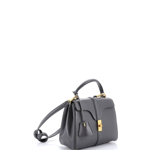 16 Top Handle Bag Smooth Calfskin Small