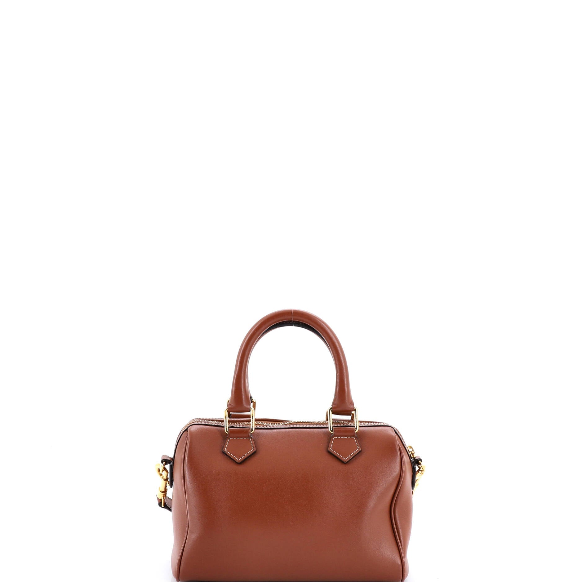Cuir Triomphe Boston Bag Leather Small
