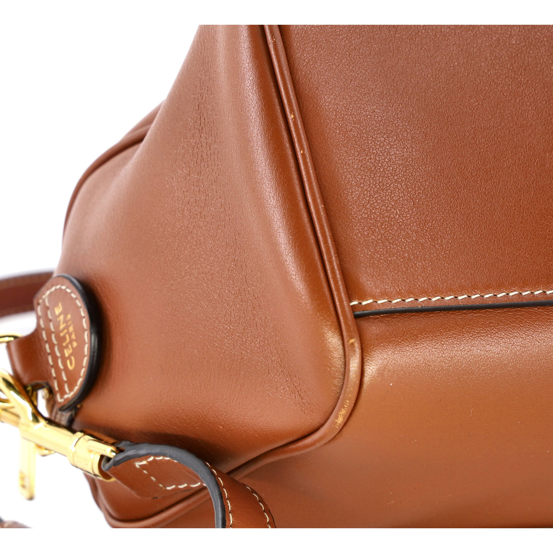 Cuir Triomphe Boston Bag Leather Small