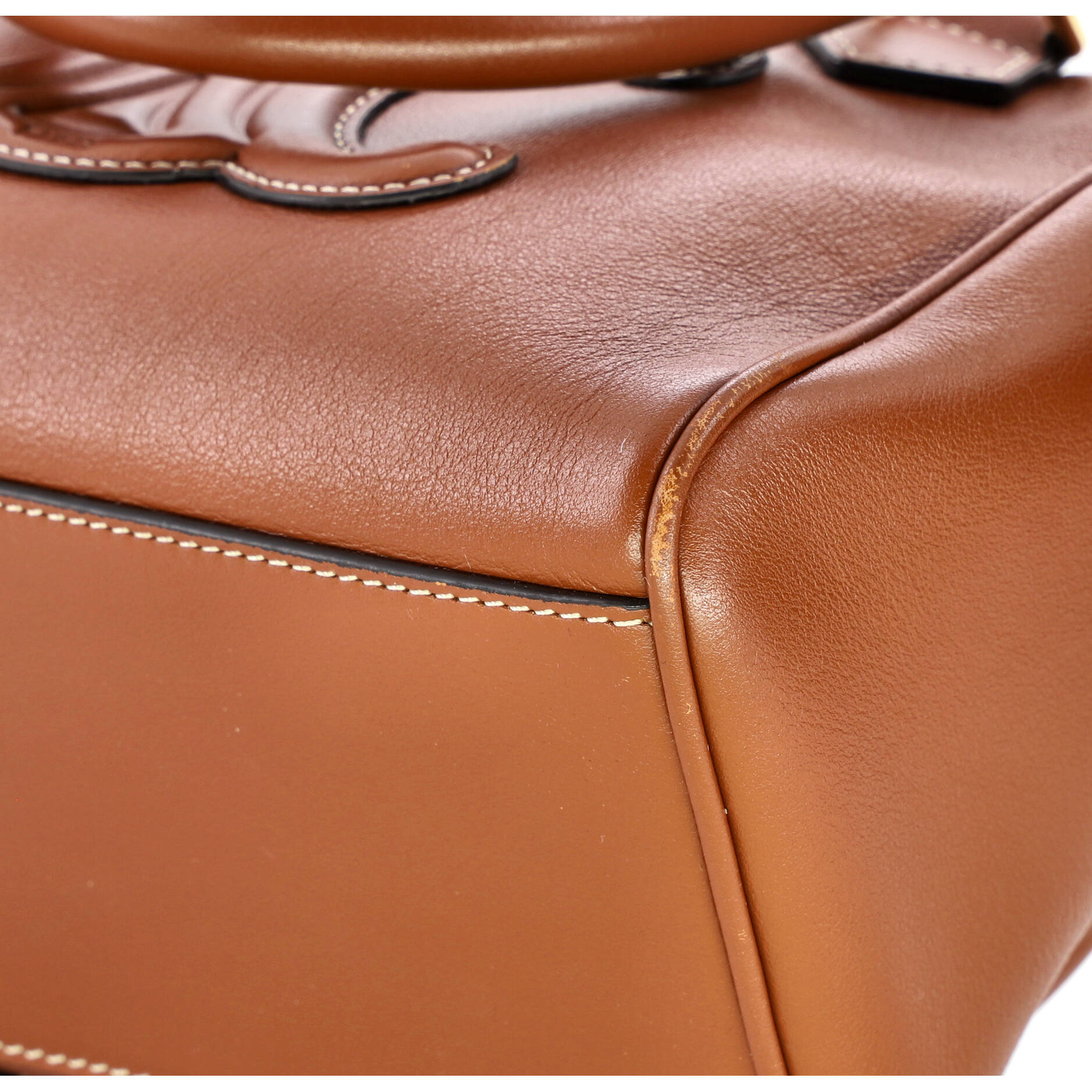 Cuir Triomphe Boston Bag Leather Small