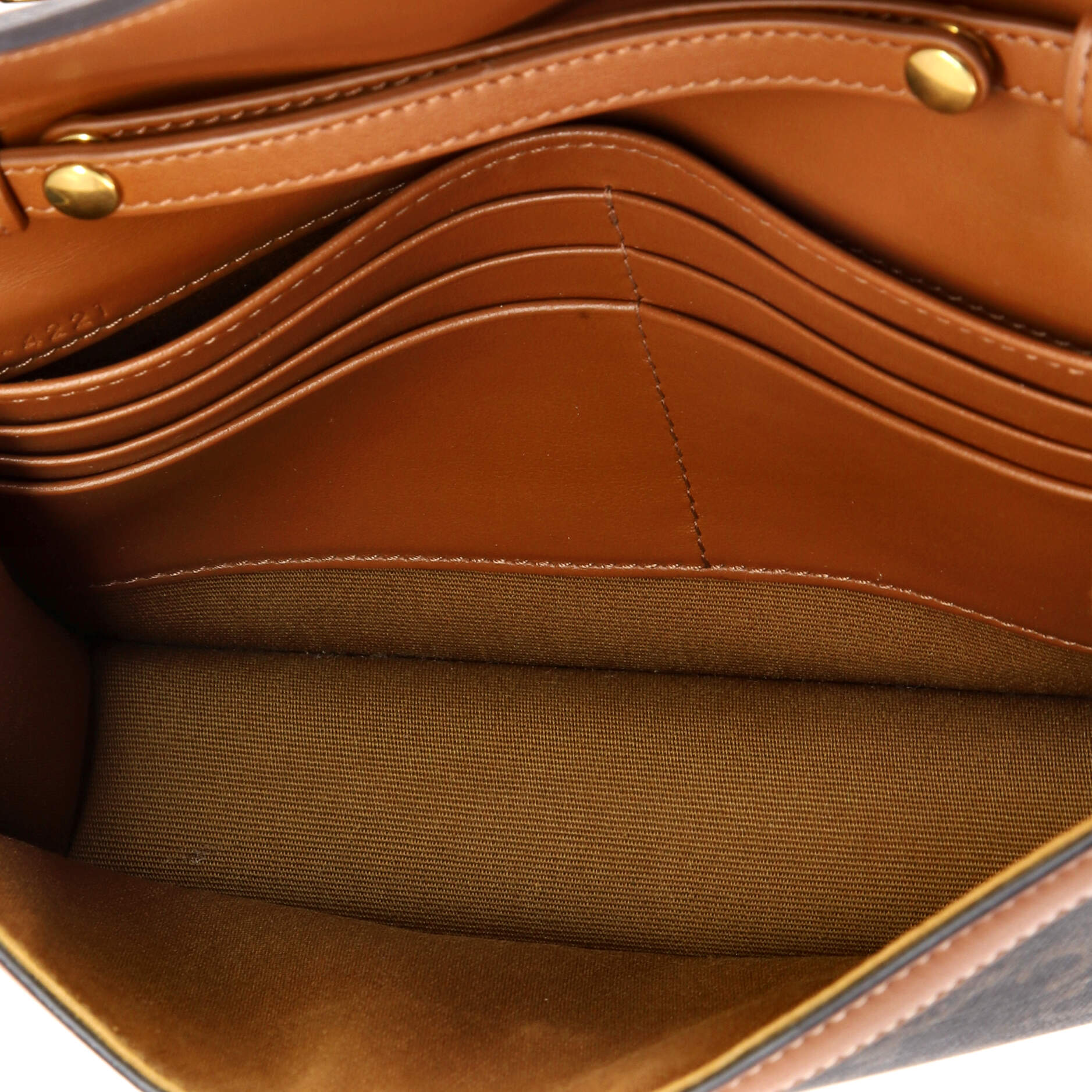 Margo Triomphe Wallet on Chain Triomphe Coated Canvas