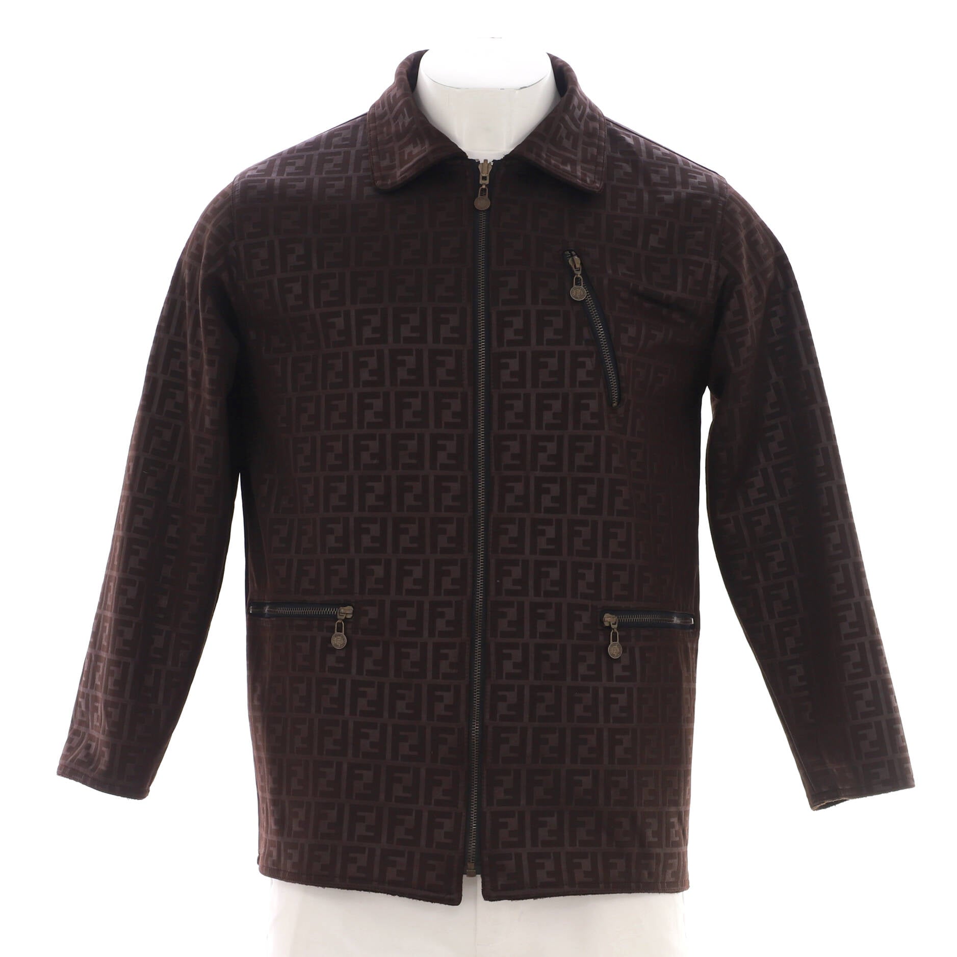 Men's Vintage Reversible Zip Up Jacket Zucca Cotton