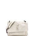 Niki Chain Flap Bag Matelasse Chevron Leather Baby