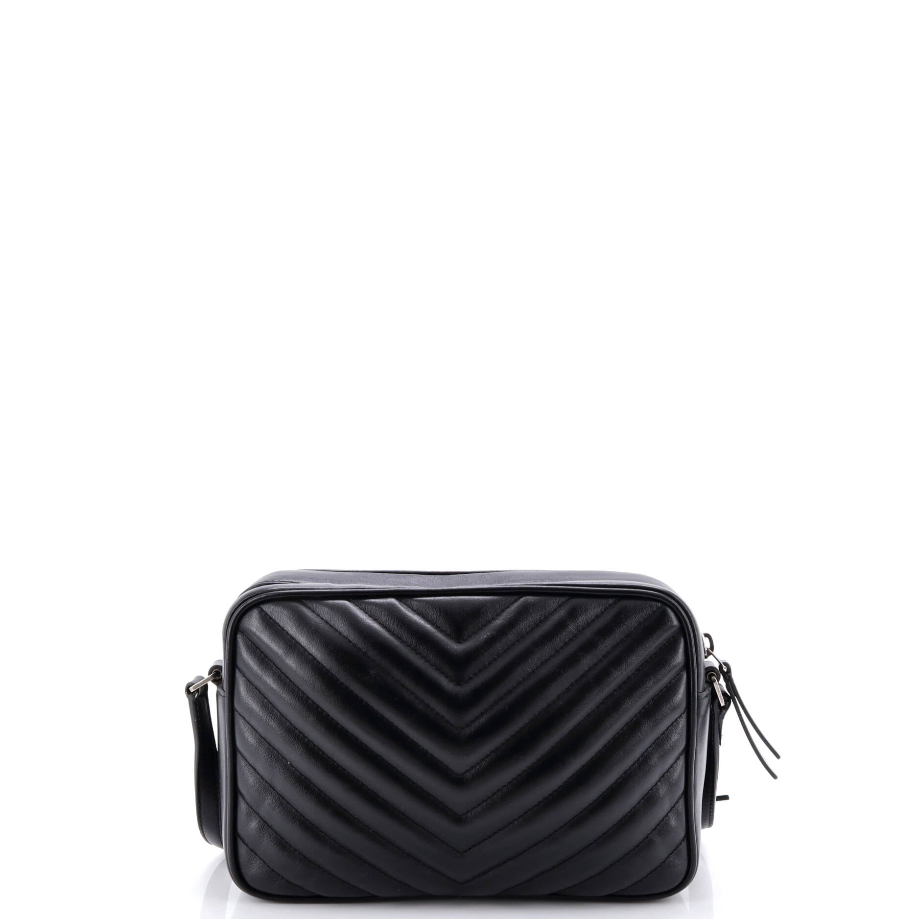 Lou Camera Bag Matelasse Chevron Leather Small
